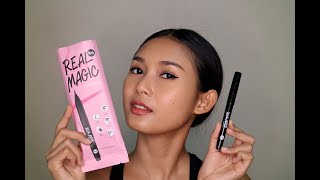 Mini REVIEW รีวิวถูกและดี อายไลน์เนอร์ GISEL Real Magic Eyeliner | Namwarn is My Name