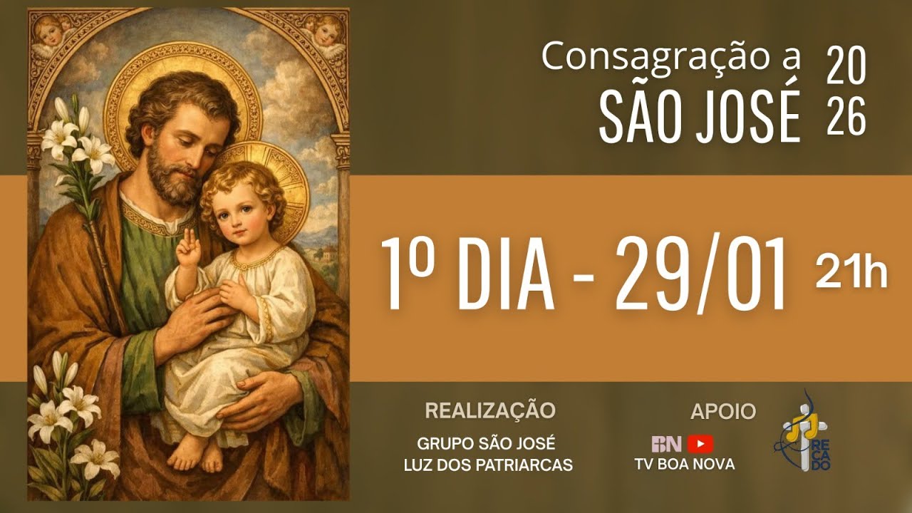 Consagração a São José 2026 - Preparação - 1° Encontro