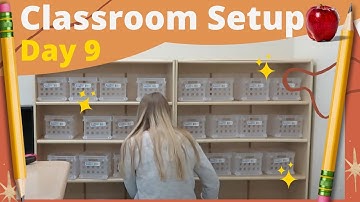 Classroom Setup Day 9 - Classroom Library Setup - Class Library Organization - Class Setup Library