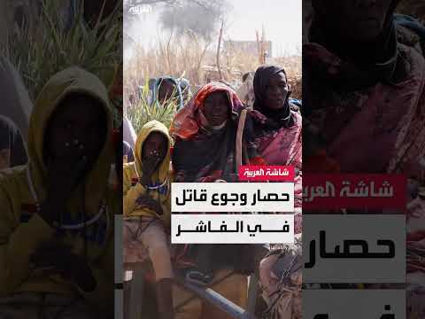 مجاعة تضرب الفاشر في دارفور... والأمم المتحدة تحذر من كارثة إنسانية
