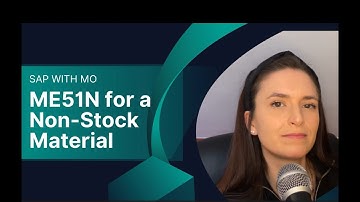 SAP transaction ME51N (create purchase requisition) for a Non-Stock Material/Consumable