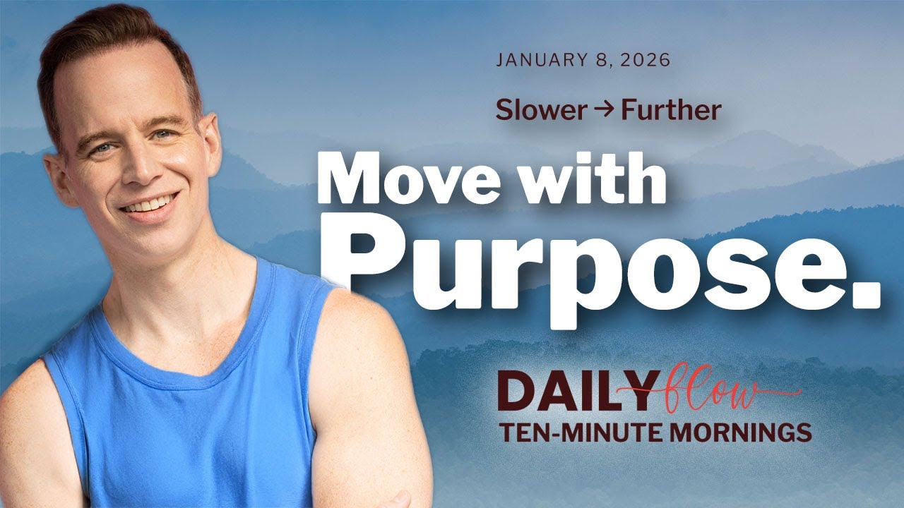 Move with Purpose | Controlled Transitions for Strength & Efficiency (10-Minute Yoga)