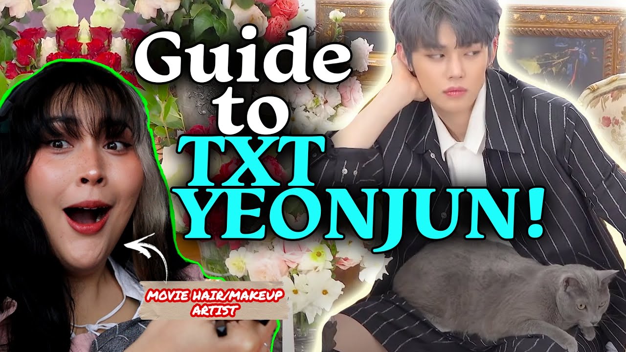 Знакомьтесь с Ёнджуном из TXT через забавные и полезные подборки! — Реакция художника по гриму дл...