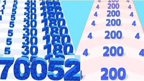 8 Minutes Satisfying And Relaxing Math Games With High Score - Number Merge Vs Number Rush 2048