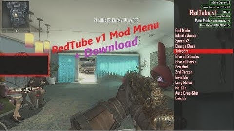 [BO2/GSC] RedTube v1 Mod Menu Showcase + Download