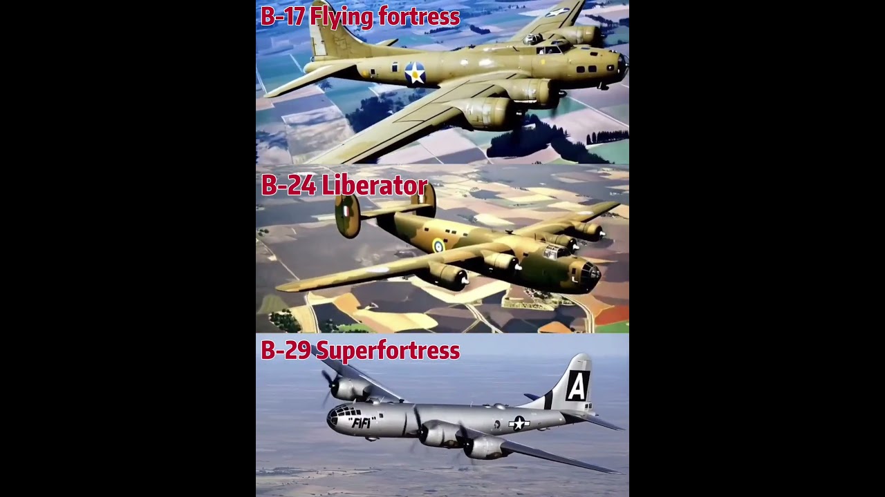 3 Legendary US Bombers of WWII 