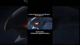 It's New Pokemon open world 🌍 game Pokemon legends Arceus @PokeXYJourney