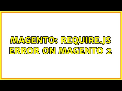 Magento: require.js error on Magento 2 (2 Solutions!!)