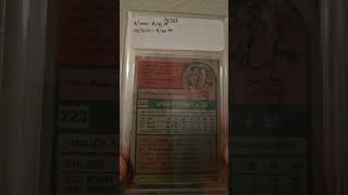 #cardoftheday 1975 Topps Robin Yount RC #vintagebaseballcards #topps #baseballcards #psagrading
