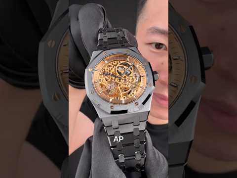 The SALMON Openworked 👀 (Audemars Piguet Royal Oak Openworked Black Ceramic Salmon 15416CE)