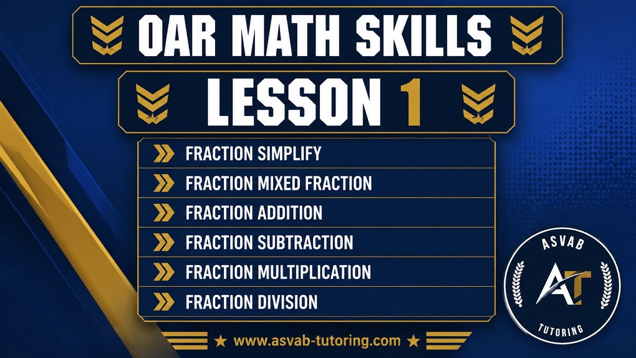 US military test asvab tutoring - YouTube