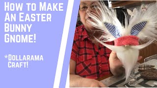 How To Make An Easter Bunny Gnome | DIY No-Sew Easter Gnome Craft Tutorial