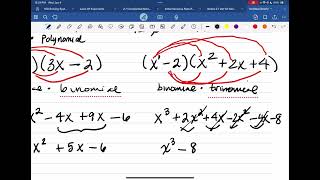MTH 100 Lesson 6 Part 2 Multiplying Polynomials