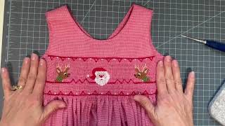 Removing Pleating Under Arms on Smocked Dresses