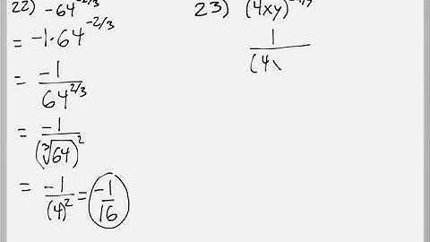 Math 119 : 8.3 #22, #23 (Intermediate Algebra Tutorial : Simplifying Rational Exponents)