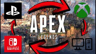 ✅Como jugar Apex Legends MULTIPLATAFORMA | Como AGREGAR AMIGOS *CROOSPLAY* | PC- XBOX - SWITCH - PS4
