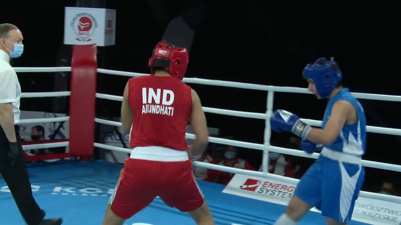 Kielce 2021 Semifinals (W69kg) CHOUDHARY Arundhati (IND) vs ABDULLAEVA Khadichabonu (UZB)