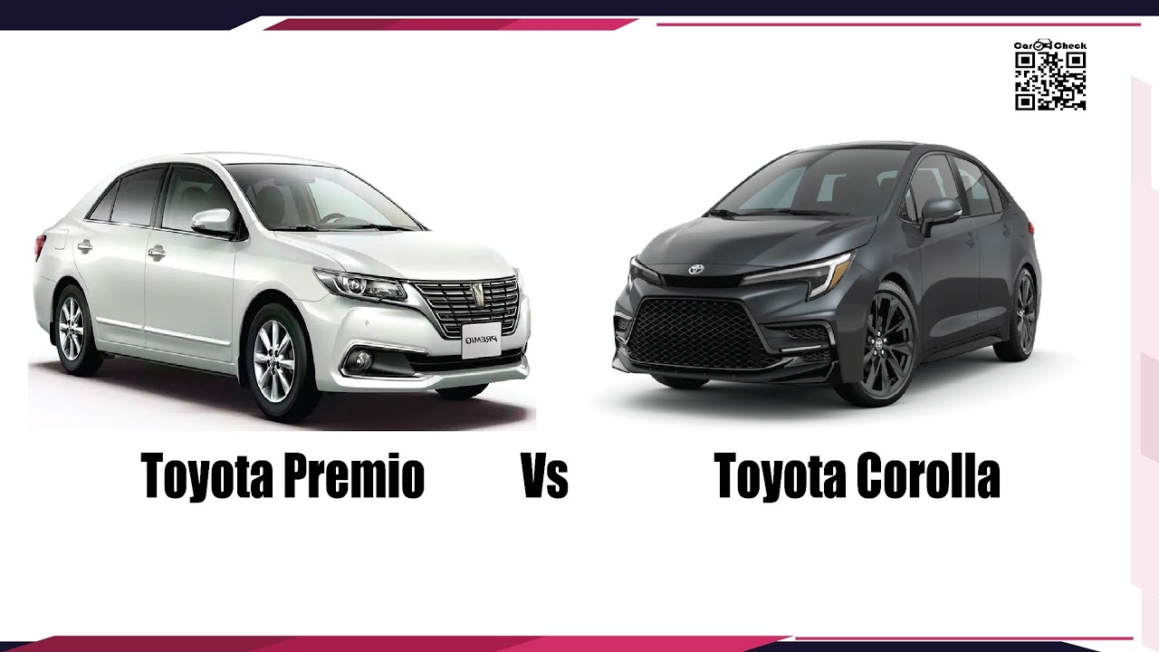 Toyota Premio vs Toyota Corolla - YouTube