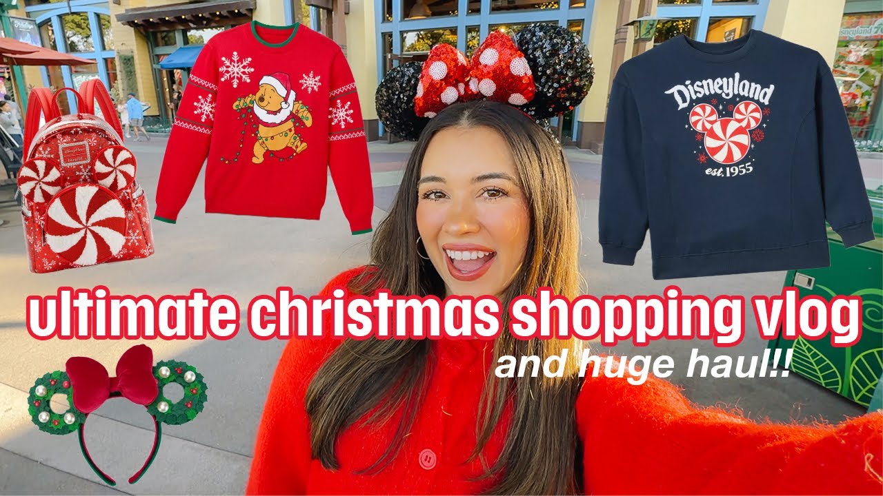 Давайте отправимся за рождественскими покупками в Диснейленд!! 🐭🎄 *ОГРОМНЫЙ УЛОВ*