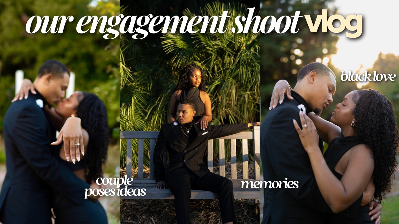 Наша предсвадебная фотосессия 2026 | Парные позы, смех, любовь чернокожих и природа: ближе к брак...