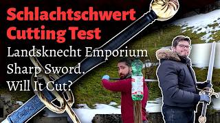 Cutting Test With an Early Type of Landsknecht Schlachtschwert – A Sword by Landsknecht Emporium P.2