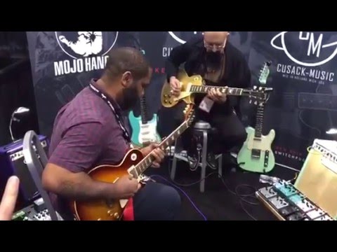 Kirk Fletcher playing ThroBak P.A.F. guitar pickups with Junior Watson
