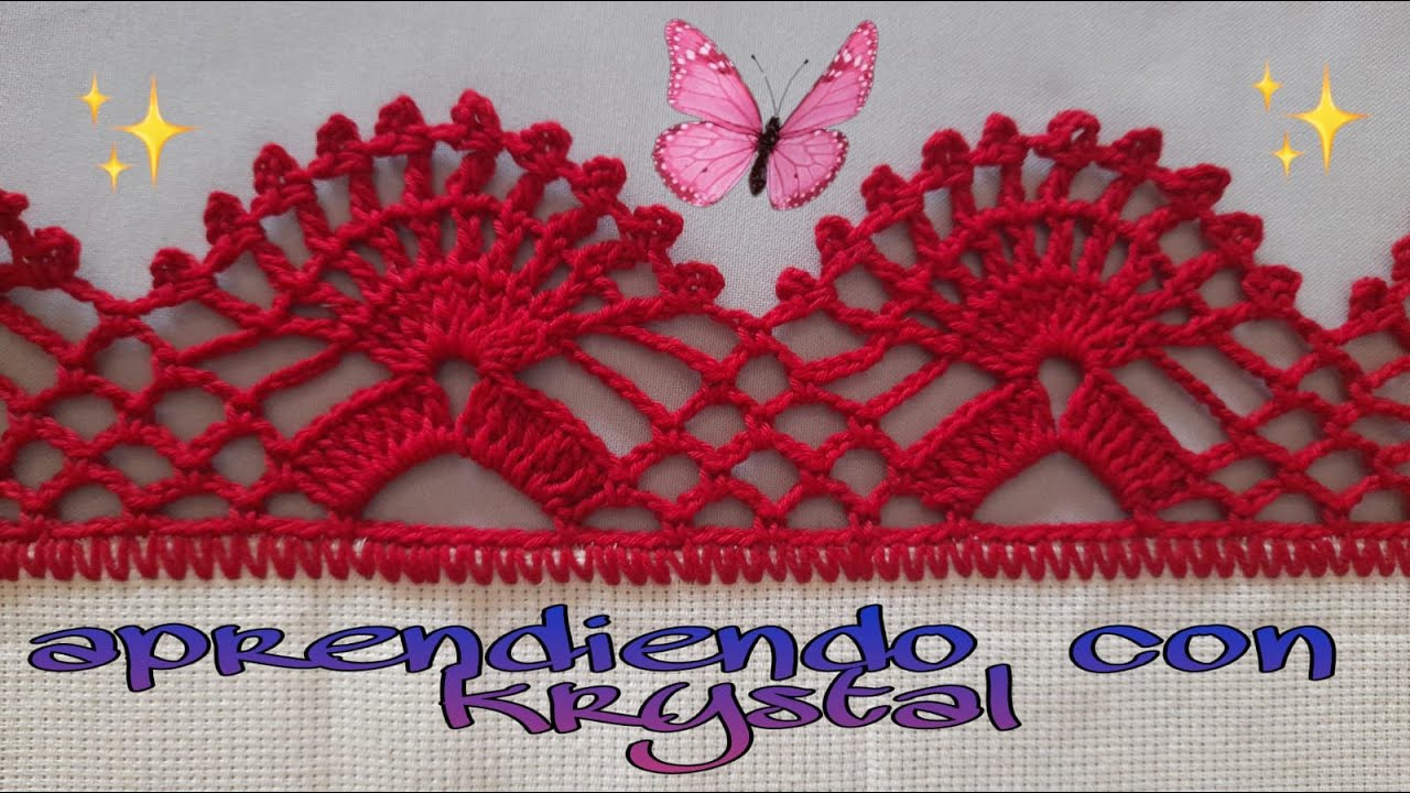 orilla para servilleta #74/No querían compartirnos el paso a paso/pero la saque para q la agan 🌷🌻