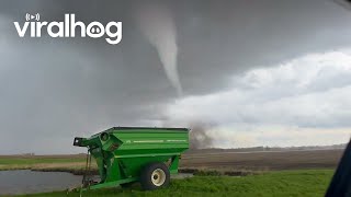 Tornado Touches Down North Of Lincoln, Nebraska || Viralhog