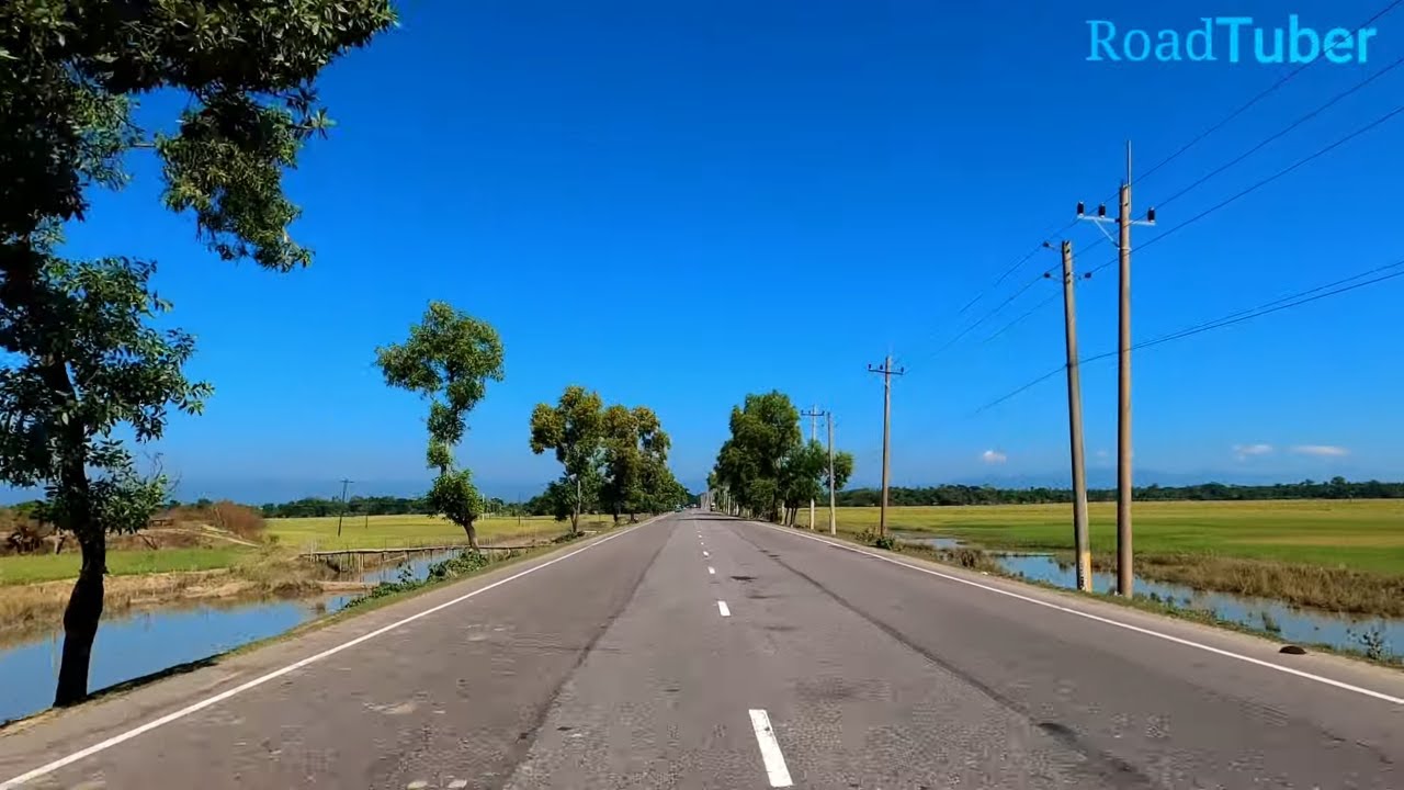 Sylhet to Jaflong 4K | Scenic Drive | Road Tuber