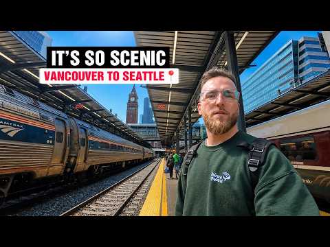 FIRST CLASS Vancouver to Seattle By Amtrak Cascades