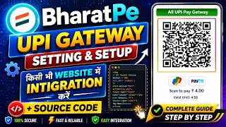 BharatPe Payment Gateway Full Source Code | Complete Integration Tutorial in Hindi | Gateway