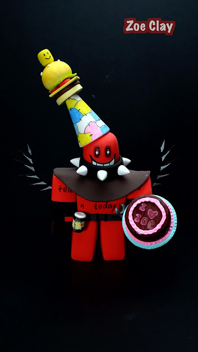 Forsaken c00lkidd Cupcakes🧁 #forsaken #roblox #c00lkidd #clay #art #diy #games