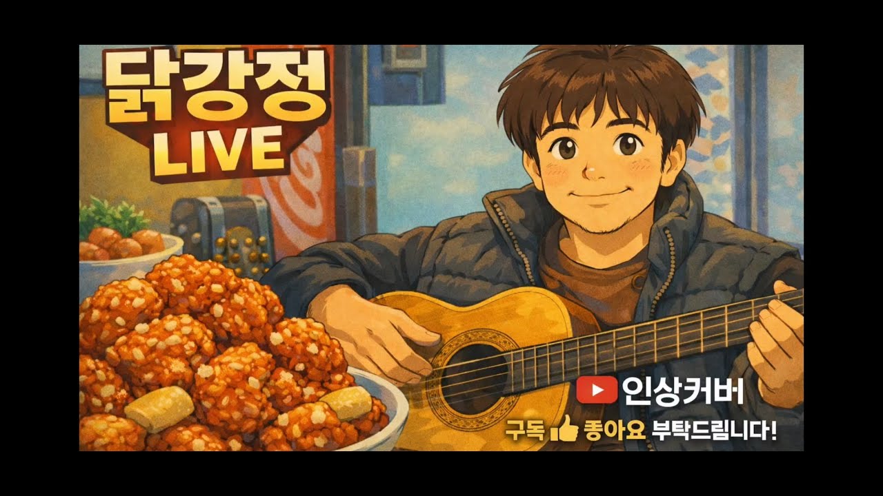 인상커버 통기타 생계형 닭강정라이브