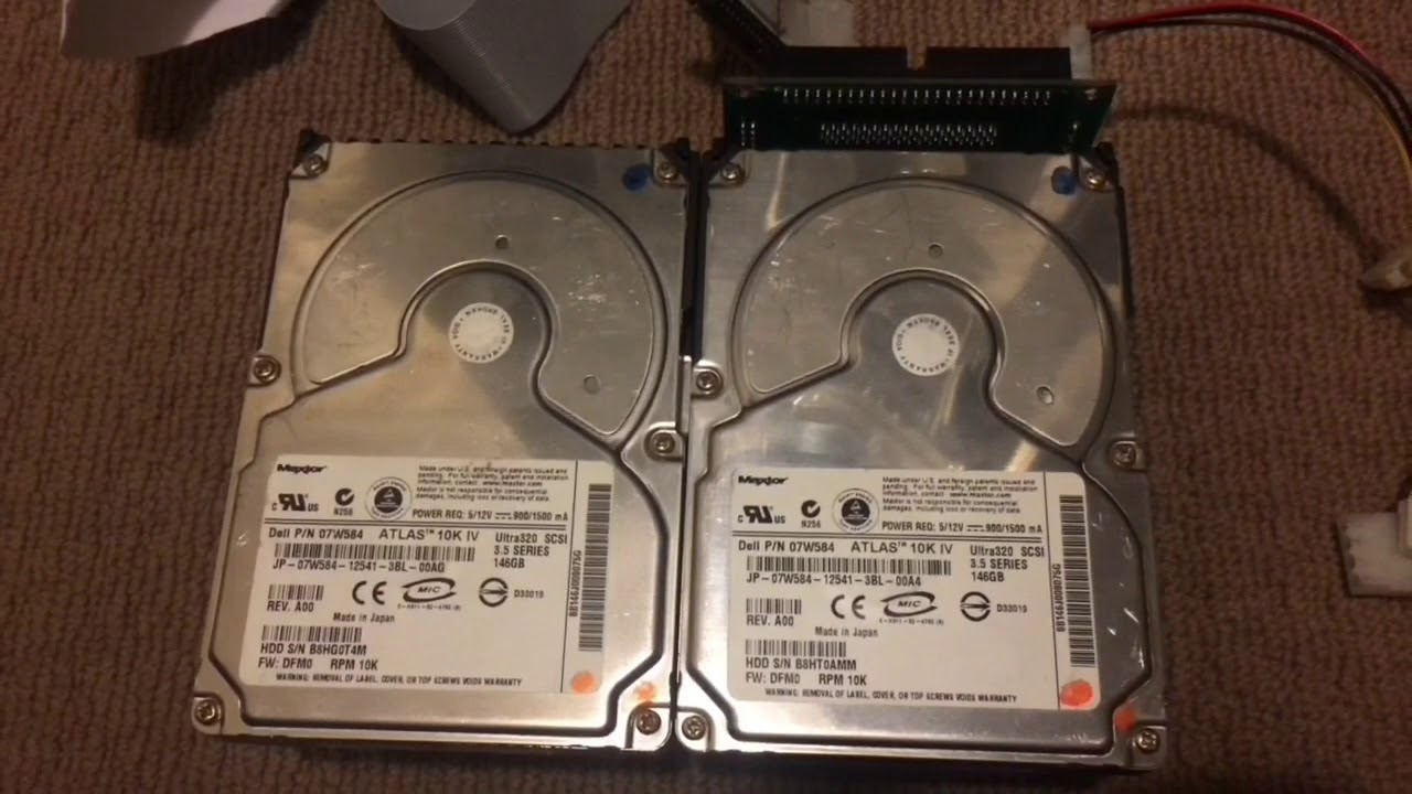 Hard drive ball bearing sound comparison - YouTube