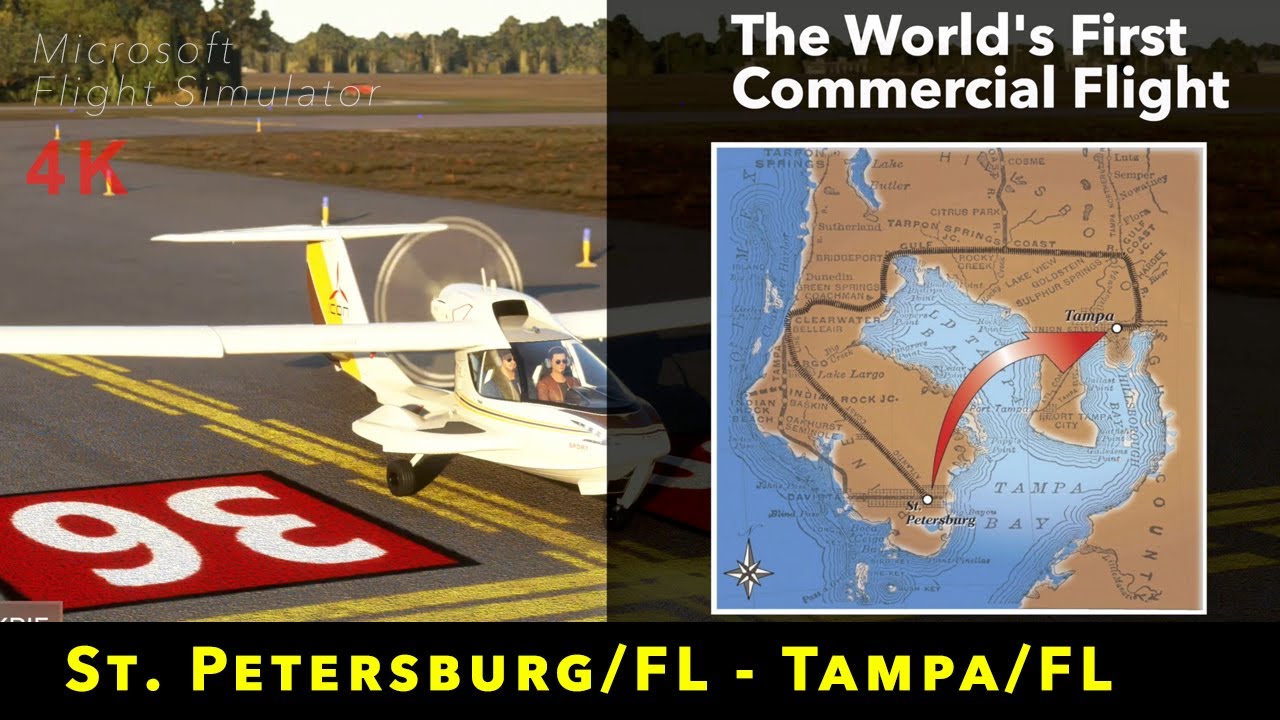 World’s First Commercial Flight |MSFS 4K ULTRA