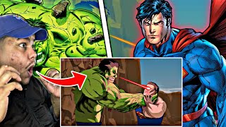 Superman Vs Hulk Animation (Part1) (Part2)-Taming The Beast II REACTION