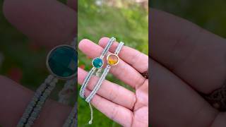 Easy Macrame Bracelet Tutorial with Crystal Bead