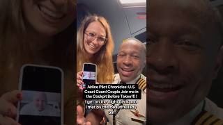 Airline Pilot Chronicles: U.S. Coast Guard Couple Join me in the Cockpit Before Takeoff!!