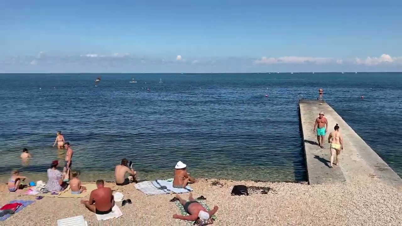 Крым Парк Победы и рядом пляж Севастополь - YouTube