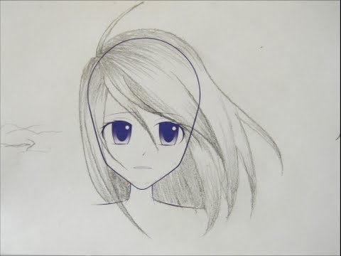 How To Draw Female Hairstyles, Anime & Manga (Basics), Pigliicorn