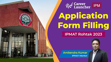 IPMAT 2023| IIM Rohtak Form Filling | Step by step process