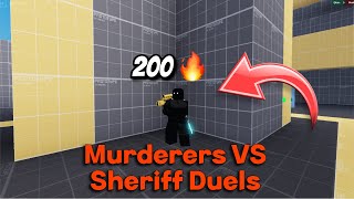 I Got A 200 Win Streak In Murderers Vs Sheriff Duels!!!