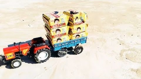 Diy Tractor Stuck In Mud With Parle G Mini Science project Part 13 | Diy Tractor | Tractor Video