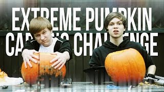 EXTREME PUMPKIN CARVING CHALLENGE!