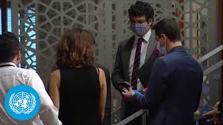 Security Council President on Syria- Security Council Media Stakeout (19 July 2021)