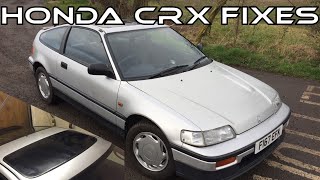 Honda CRX Project - Sunroof Repair & Quick Fixes