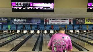 Walter Ray Williams Jr round of 16 match vs Parker Bohn III at the PBA50 in Westland MI 4-25-24