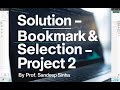 Solution: Bookmark &amp; Selection Project 2