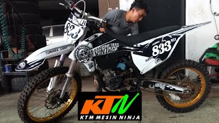 MODIFIKASI TRAIL KTM MESIN NINJA