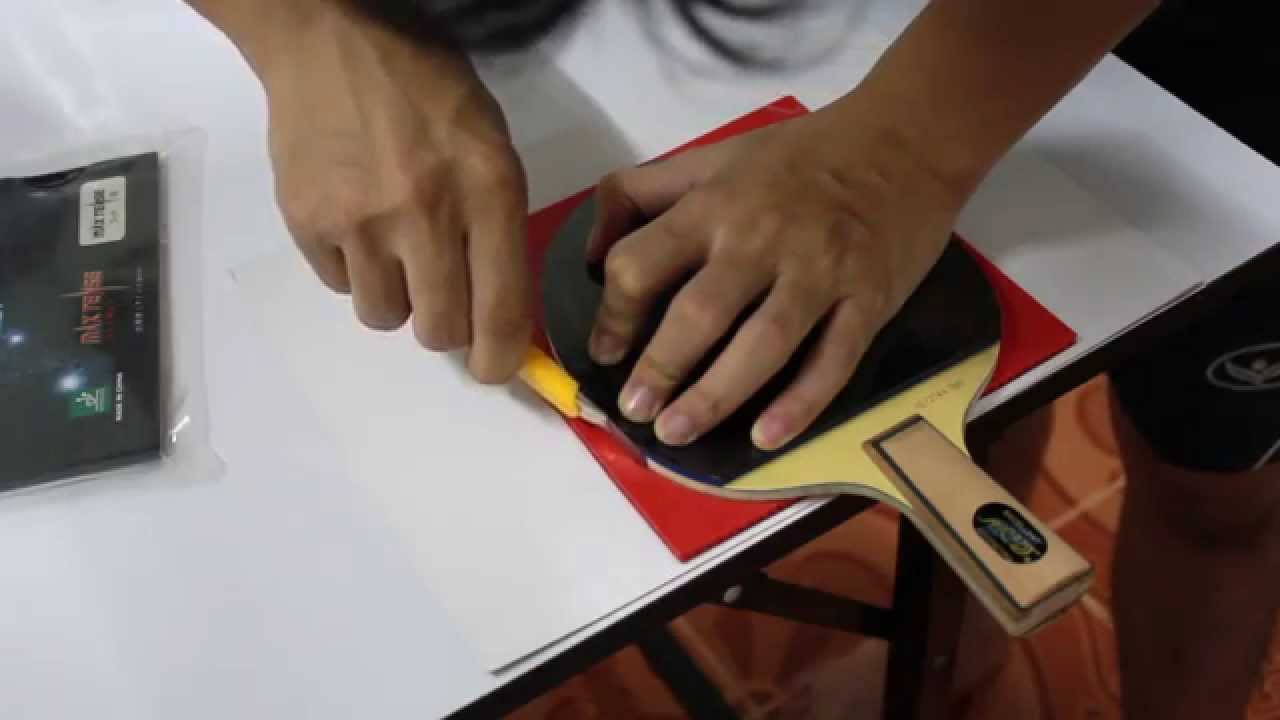 Cutting Table Tennis Rubbers (Pingpong) YouTube